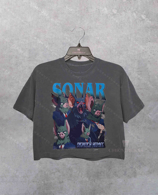 Sonar Dispatch Game Crop Shirt