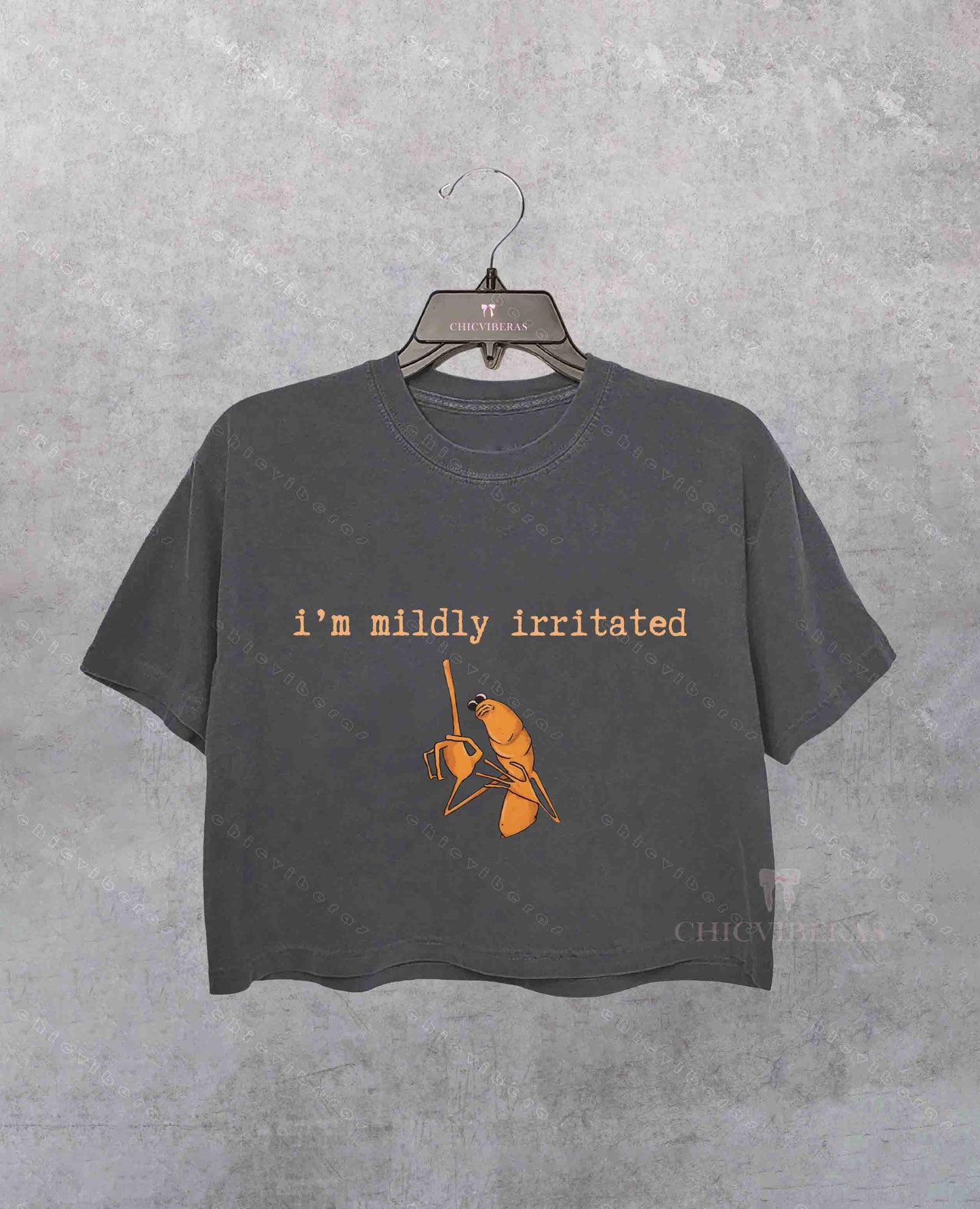 I'm Mildly Irritated Marcus The Worm Crop Shirt