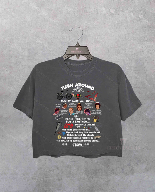 Monster from Upside Down Crop Shirt