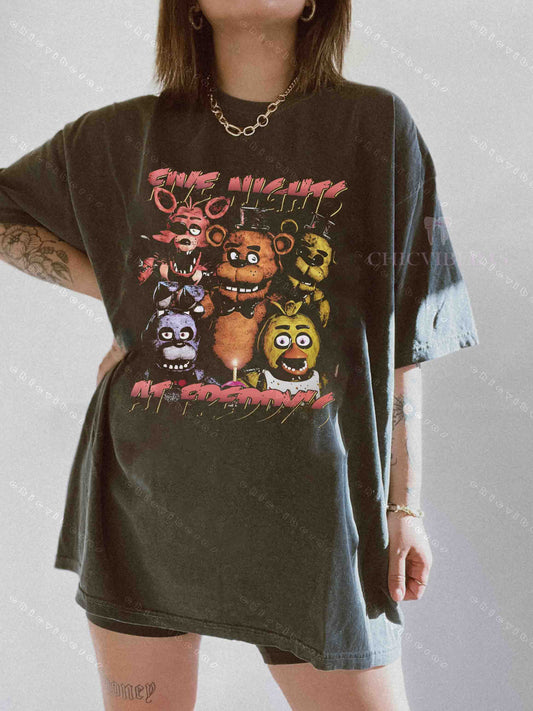 Vintage 90s Five Nights at Freddy's Tee