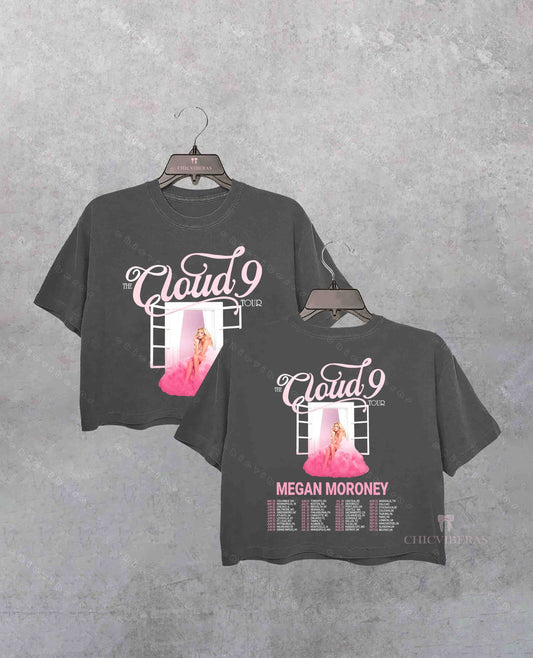 2sided Megan Moroney Country Music Crop Shirt