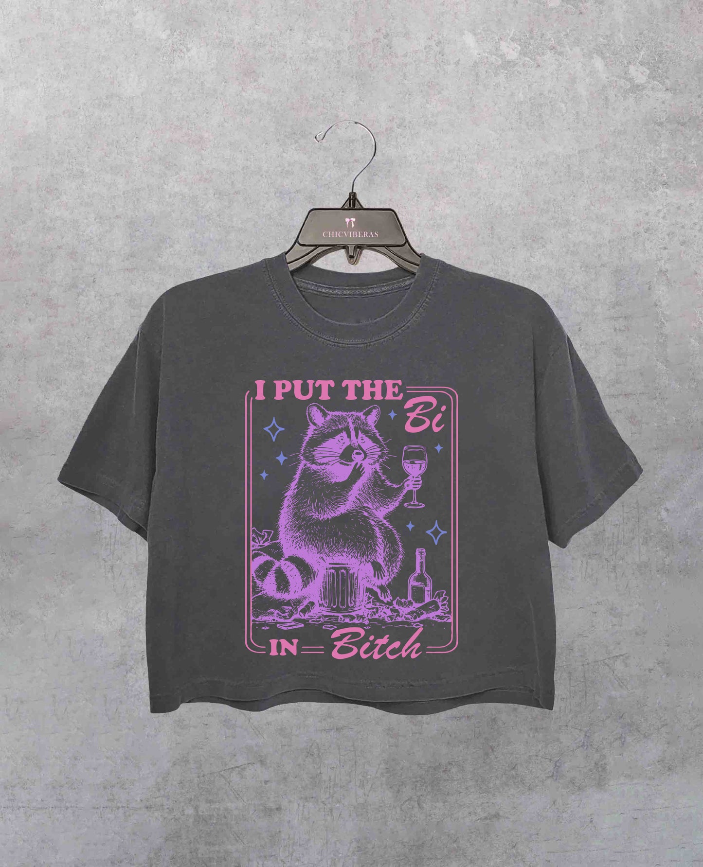 I Put The Bi In Bitch Crop Shirt