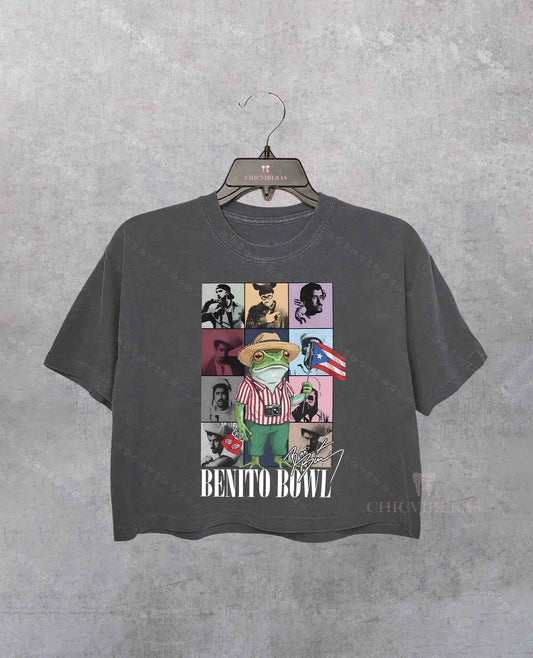 Benito Bowl Puerto Rico Football Crop Shirt