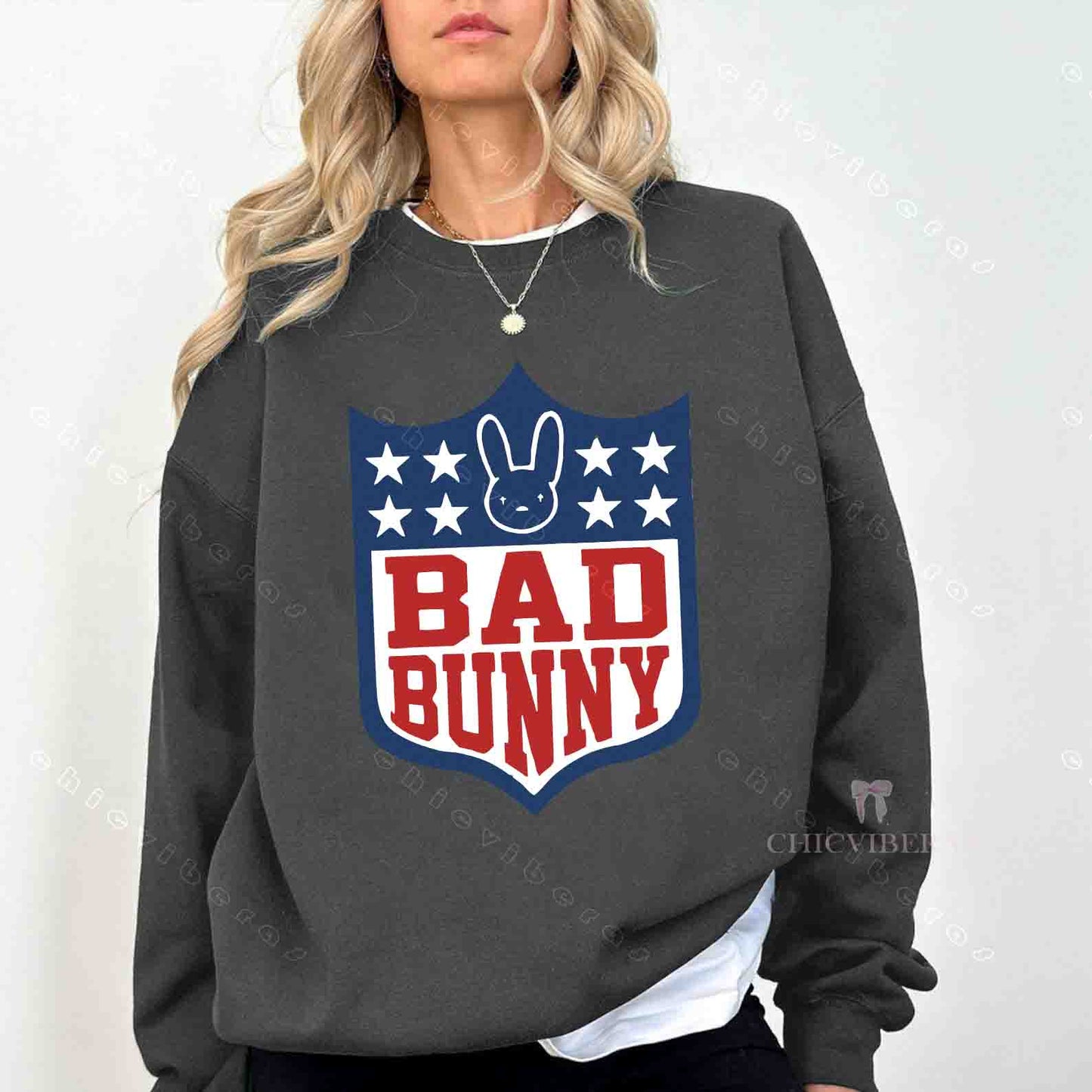 Bad Bunny Football Crewneck