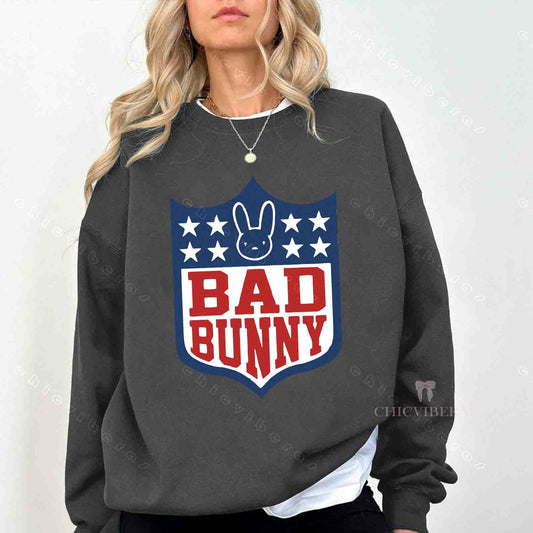 Bad Bunny Football Crewneck
