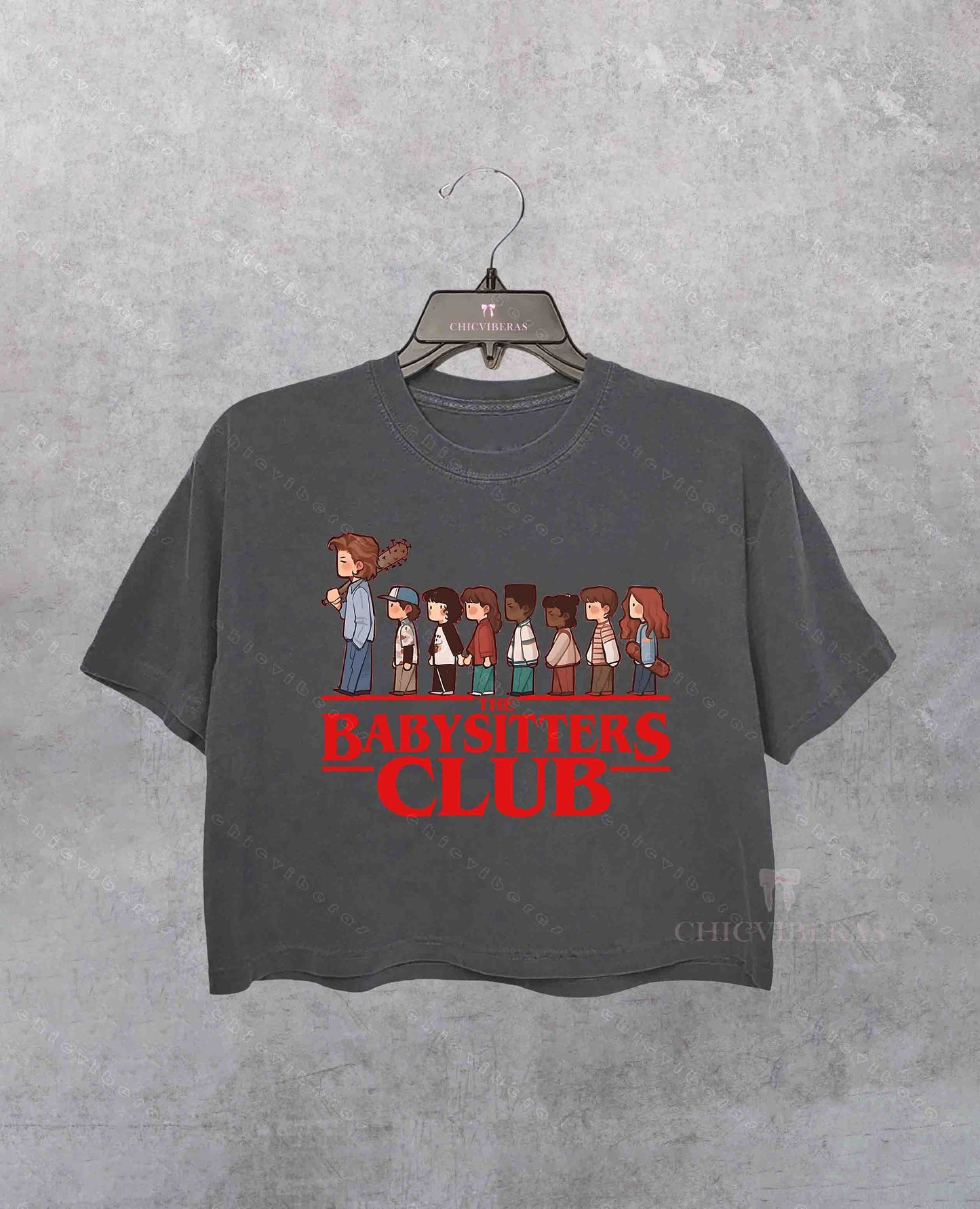 The Baby Sitters Club Steve Harrinton Stranger Crop Shirt
