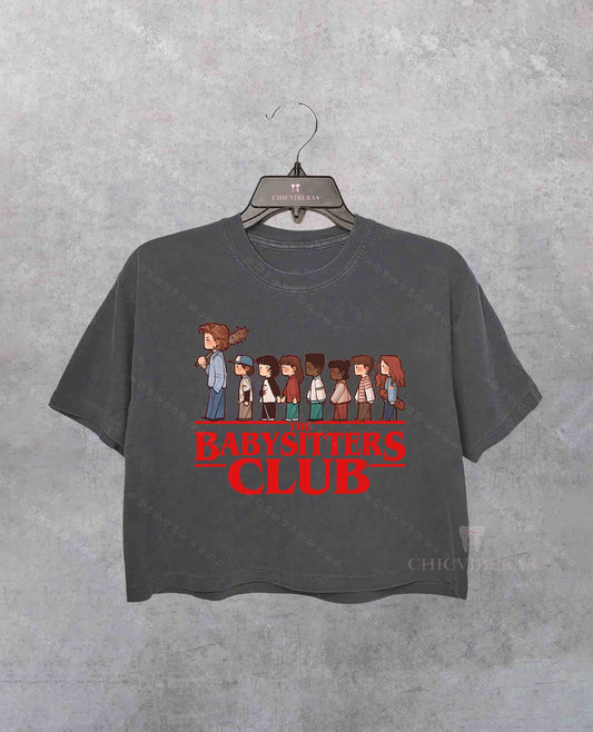 The Baby Sitters Club Steve Harrinton Stranger Crop Shirt