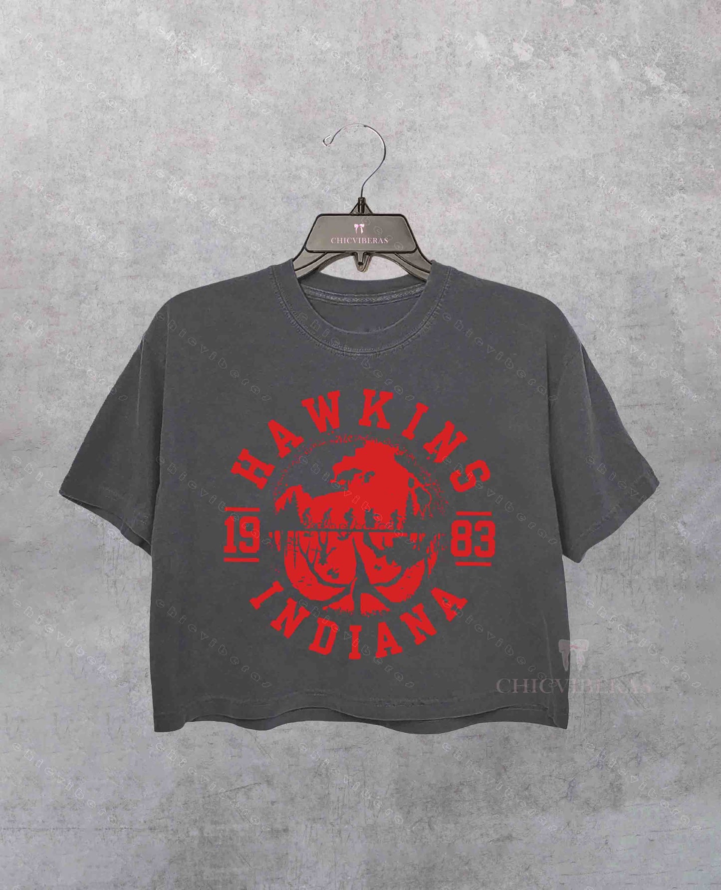 Hawkins 1983 Indiana Crop Shirt