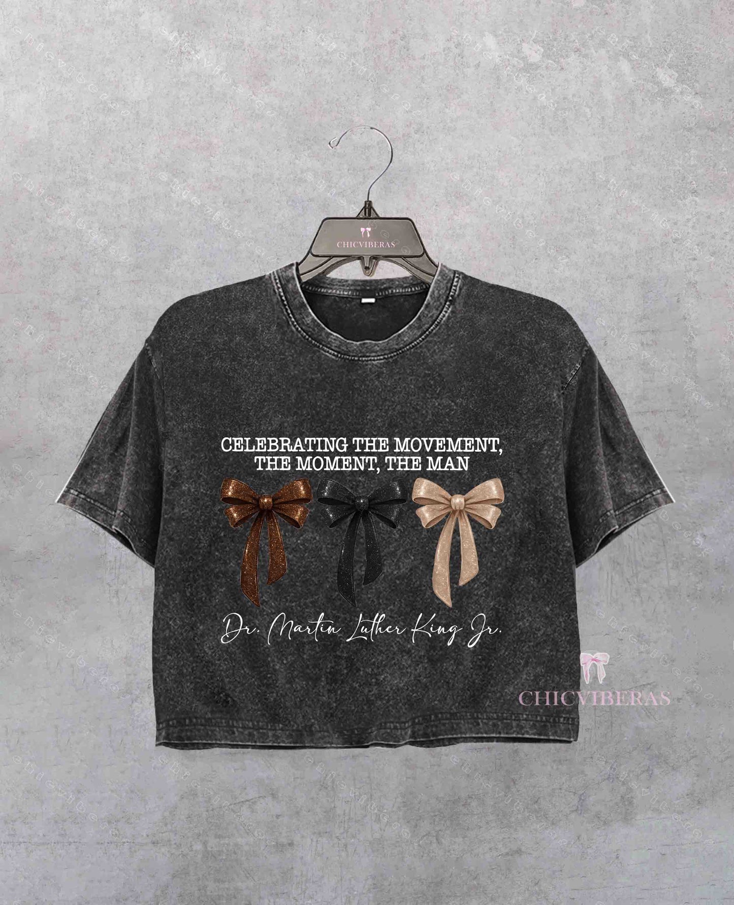 Black History Coquette Celebrating the Movemen Crop Shirt