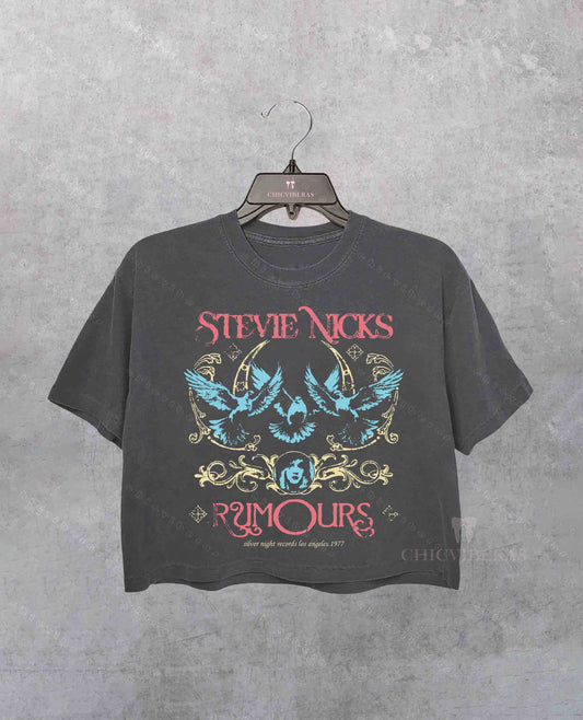 2026 Stevie Nicks Concert Crop Shirt