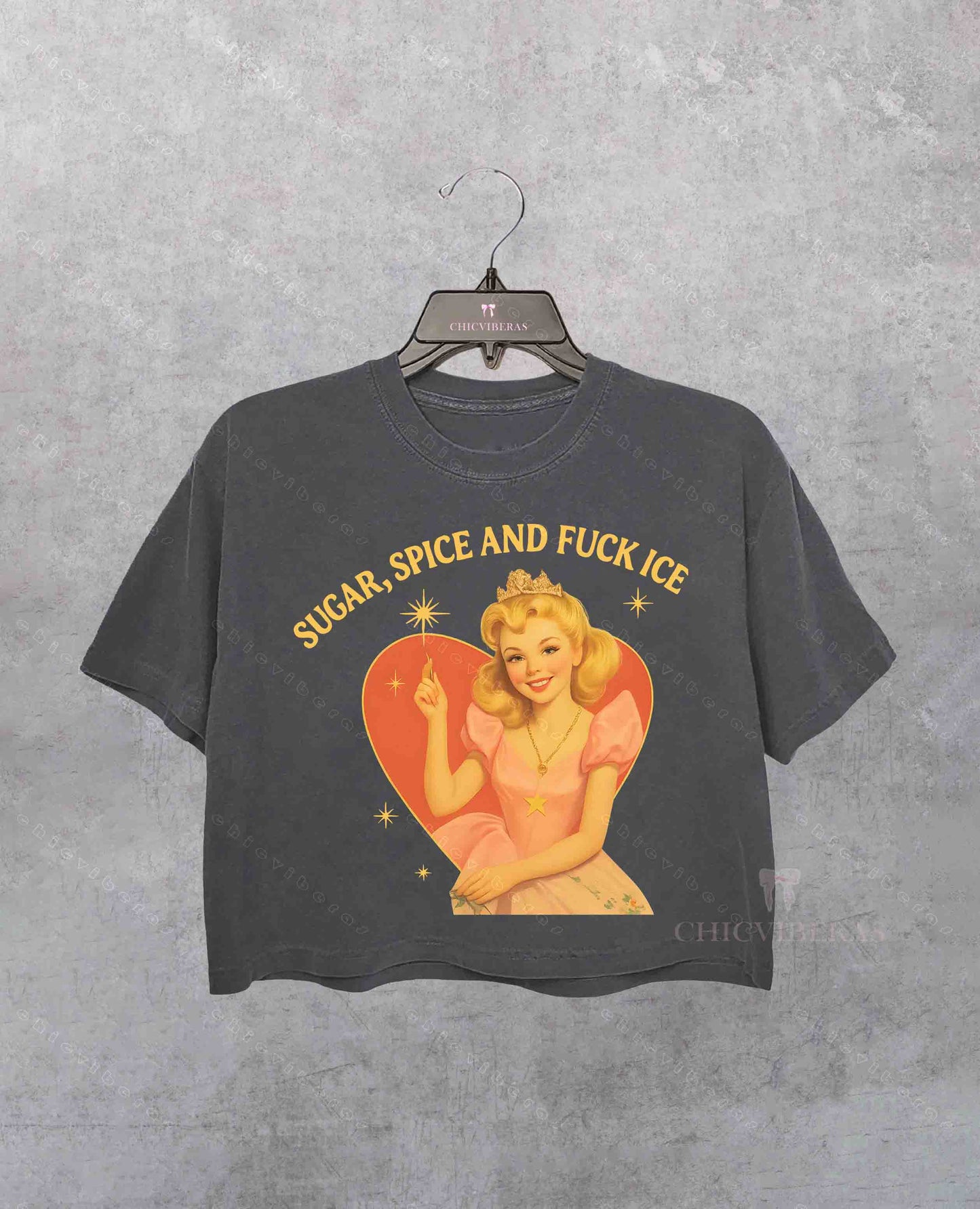 Sugar Spice and F*ck ICE Crop Shirt