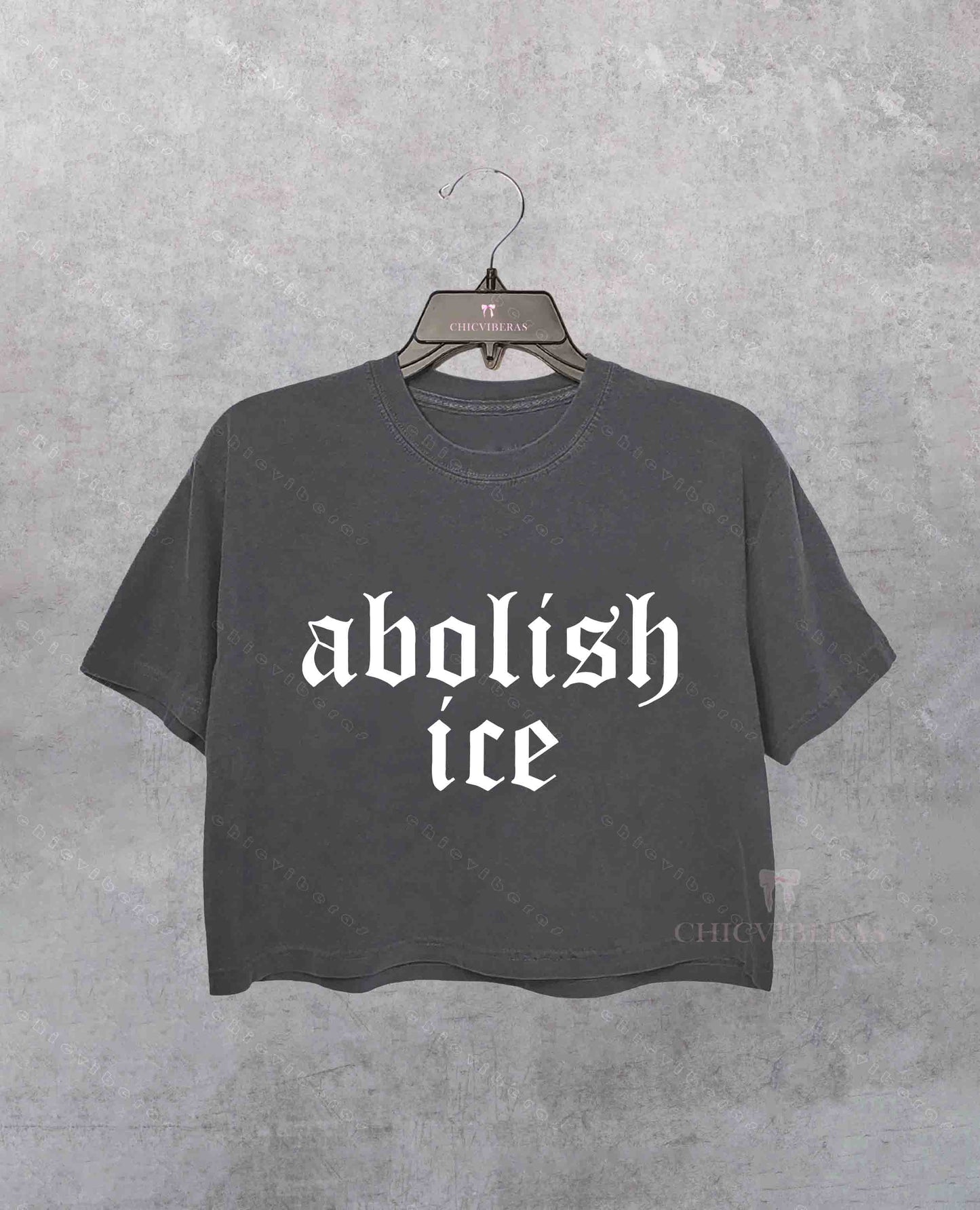 Abolish ICE Social JusticeCrop Shirt