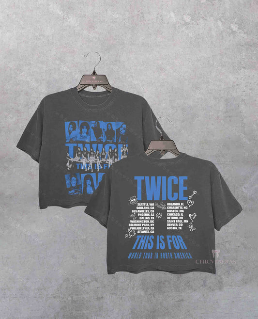 Twice World Tour 2026 Crop Shirt
