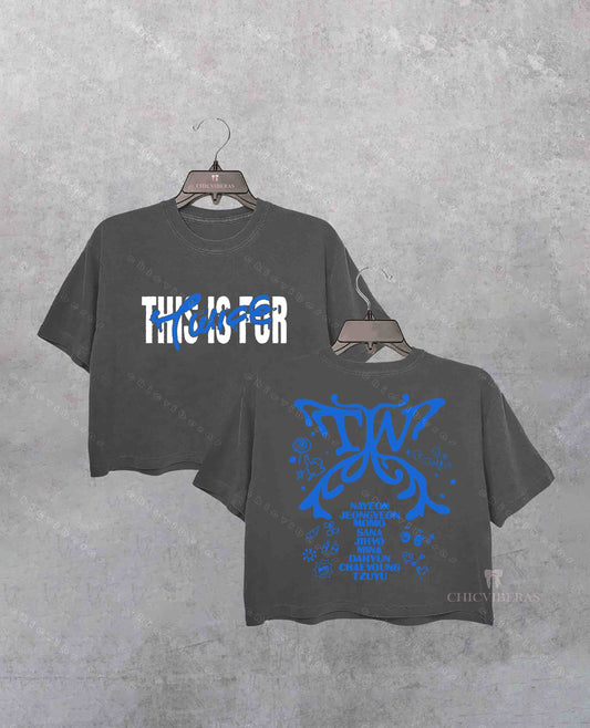 Twice This Is For Members Kpop Crop Shirt