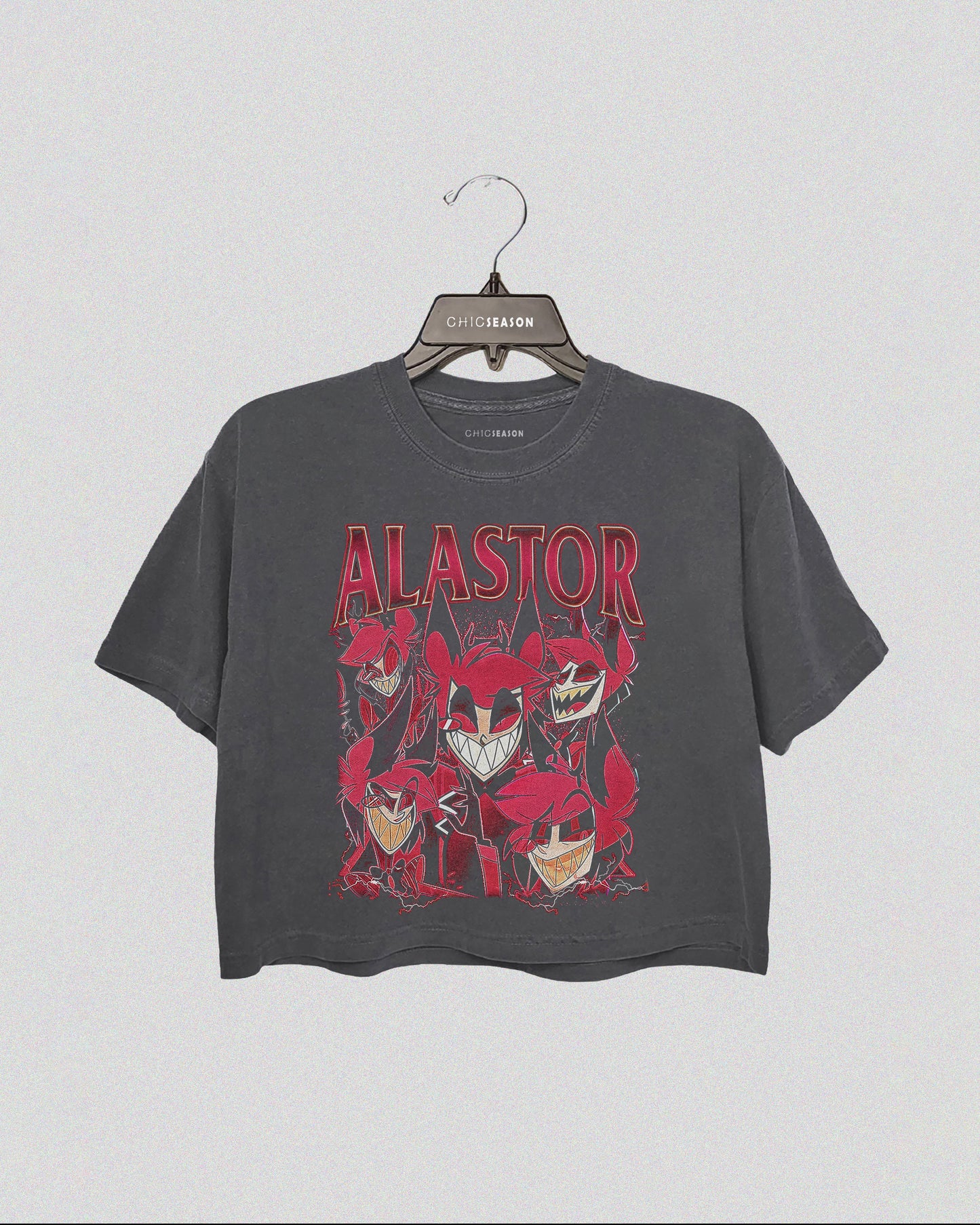 Limited Alastor Hazbin Hotel Vintage Baby Tee