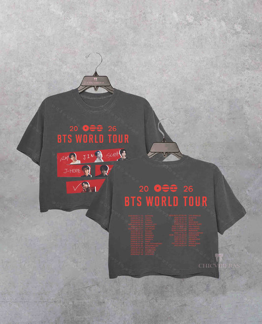 2026 World Tour BTS Crop Shirt