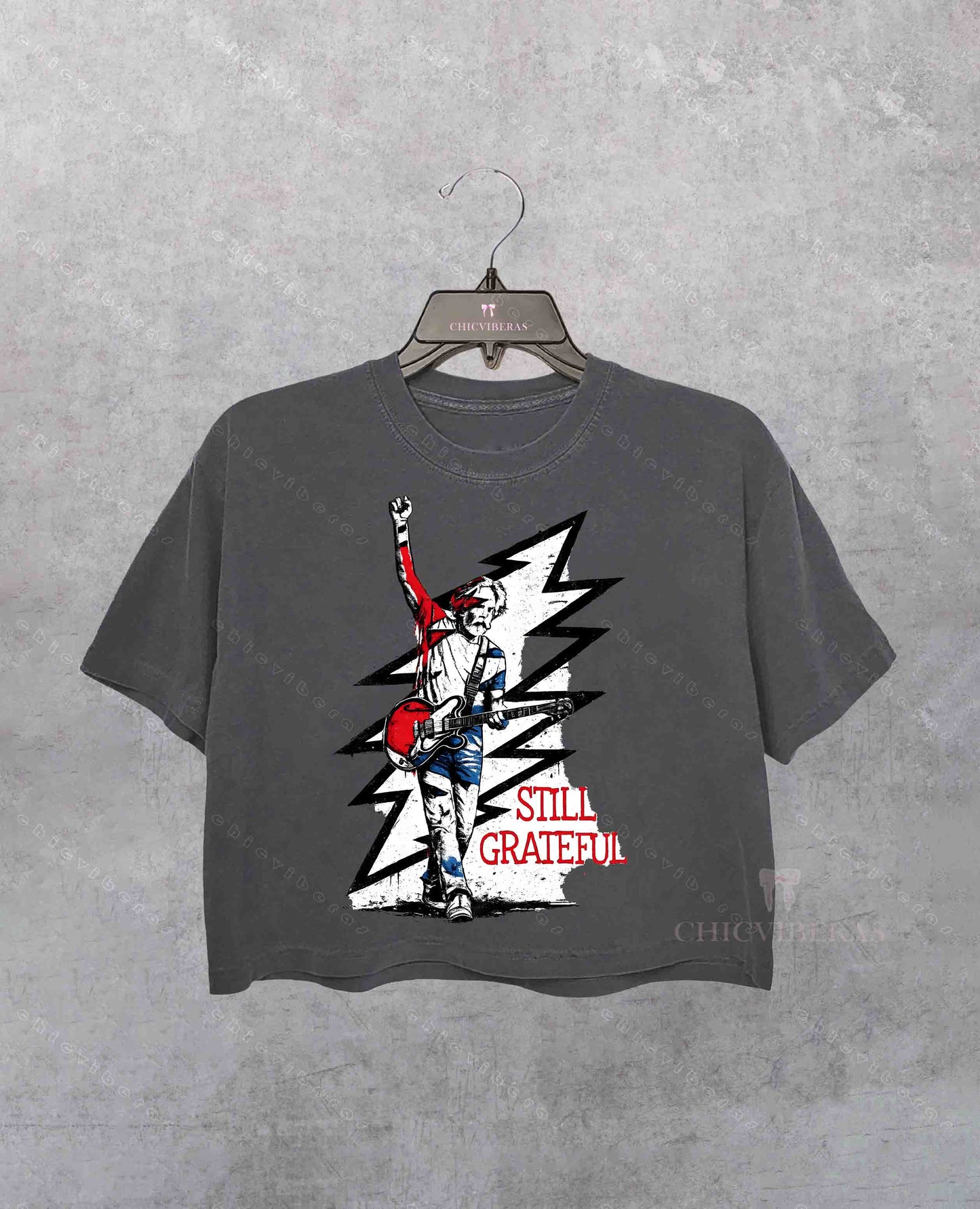 Bob Weir Guitar Crop Shirt