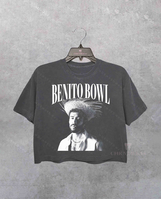 Bad Bunny Benito Bowl Crop Shirt