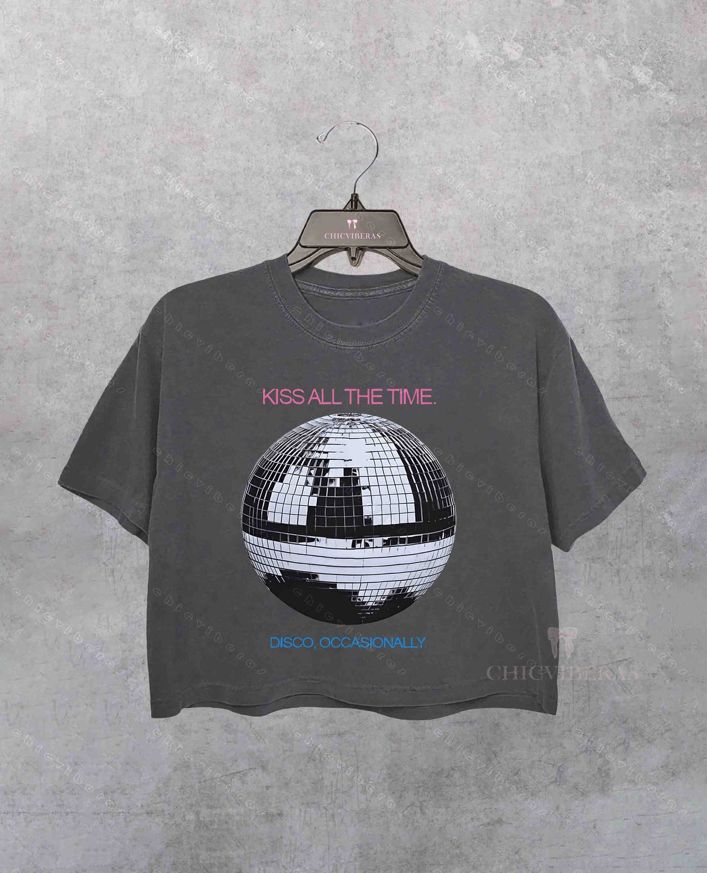 Kiss all the time Disco Occasionally Harry Styles Crop Shirt