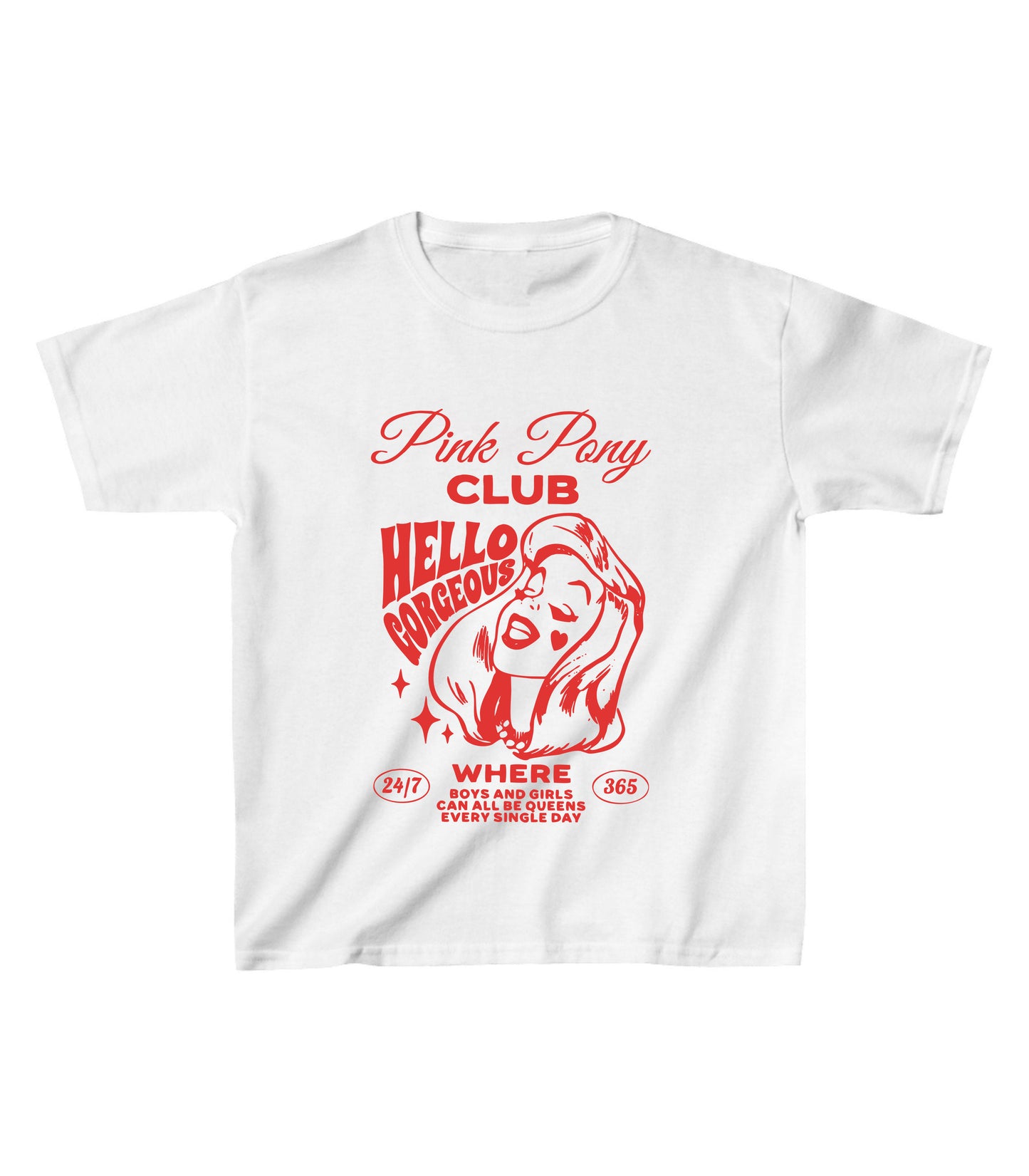 Pink Pony Club Baby Tee