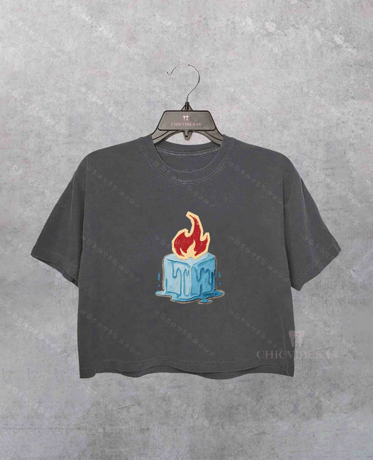 Ice Melting No Ice Crop Shirt