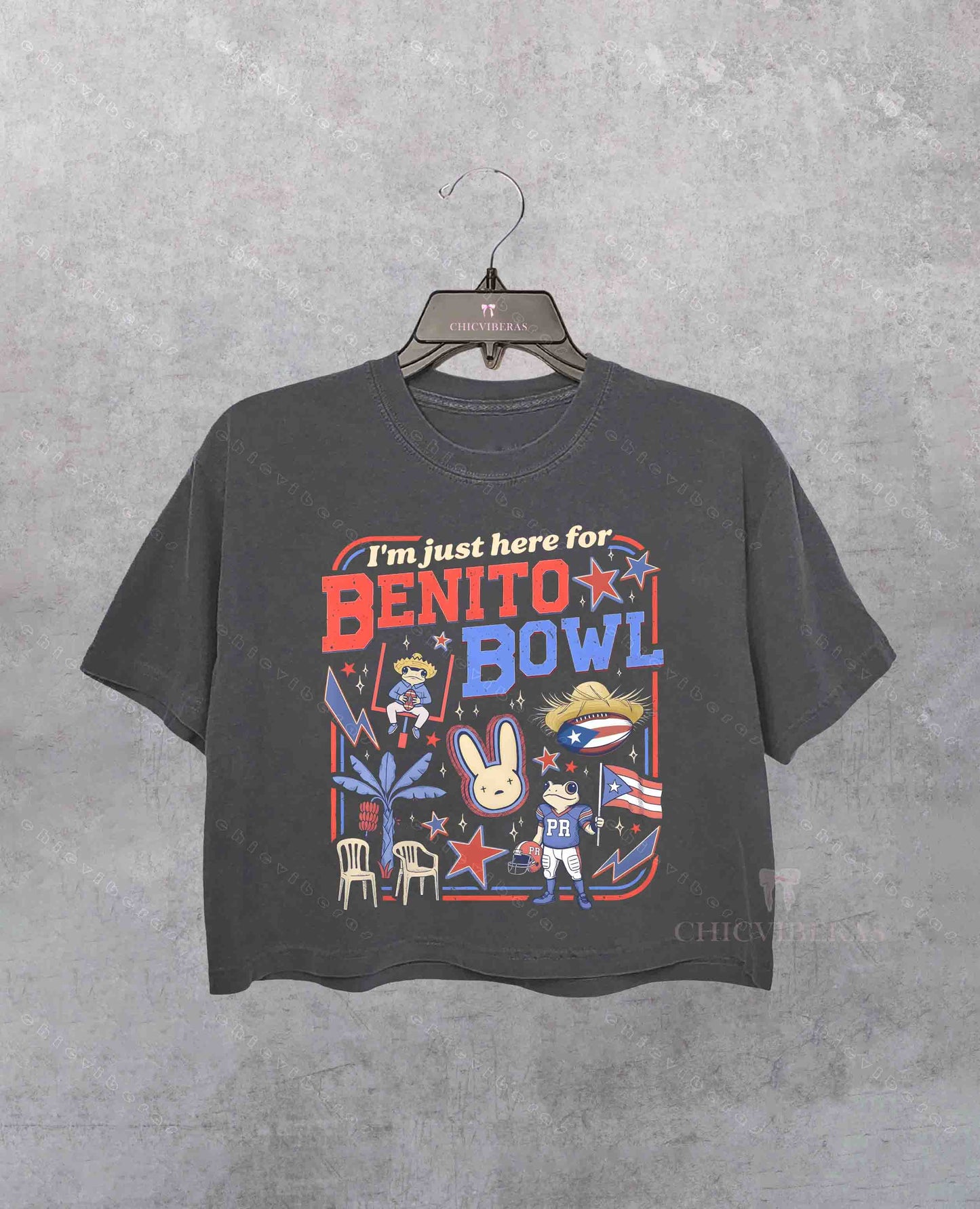 Benito Bowl 2026 Halftime Show Crop Shirt