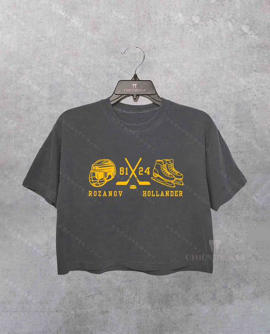 Heated Rivalry Rozanov Hollander Crop Shirt