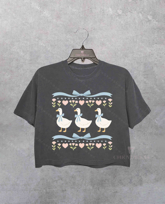 Vintage 80s Goose Crop Shirt