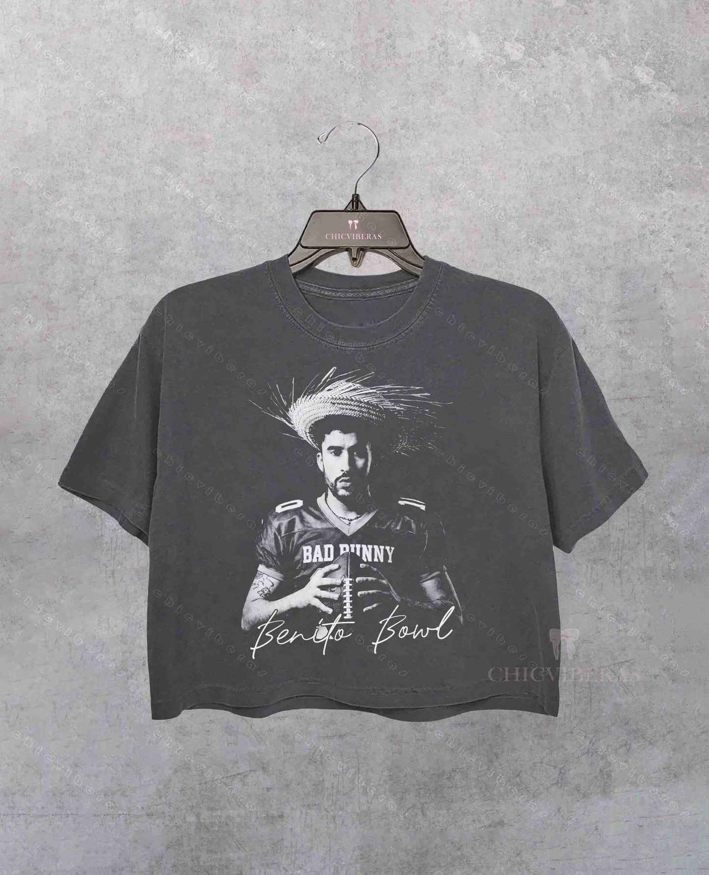 Bad Bunny Football Crop Shirt