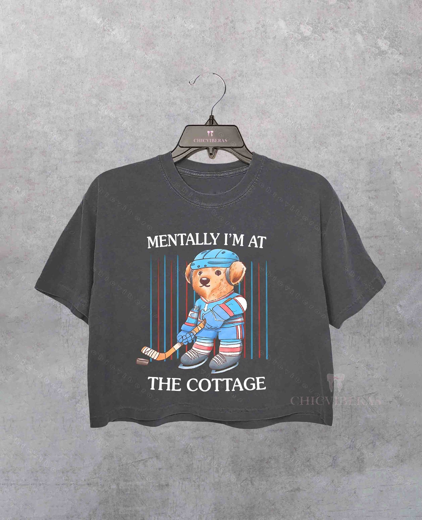 Mentally I'm At The Cottage Crop Shirt