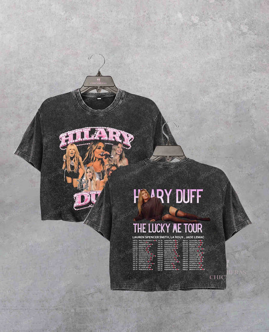 Hilary Duff The Lucky Me Tour 2026 Crop Shirt