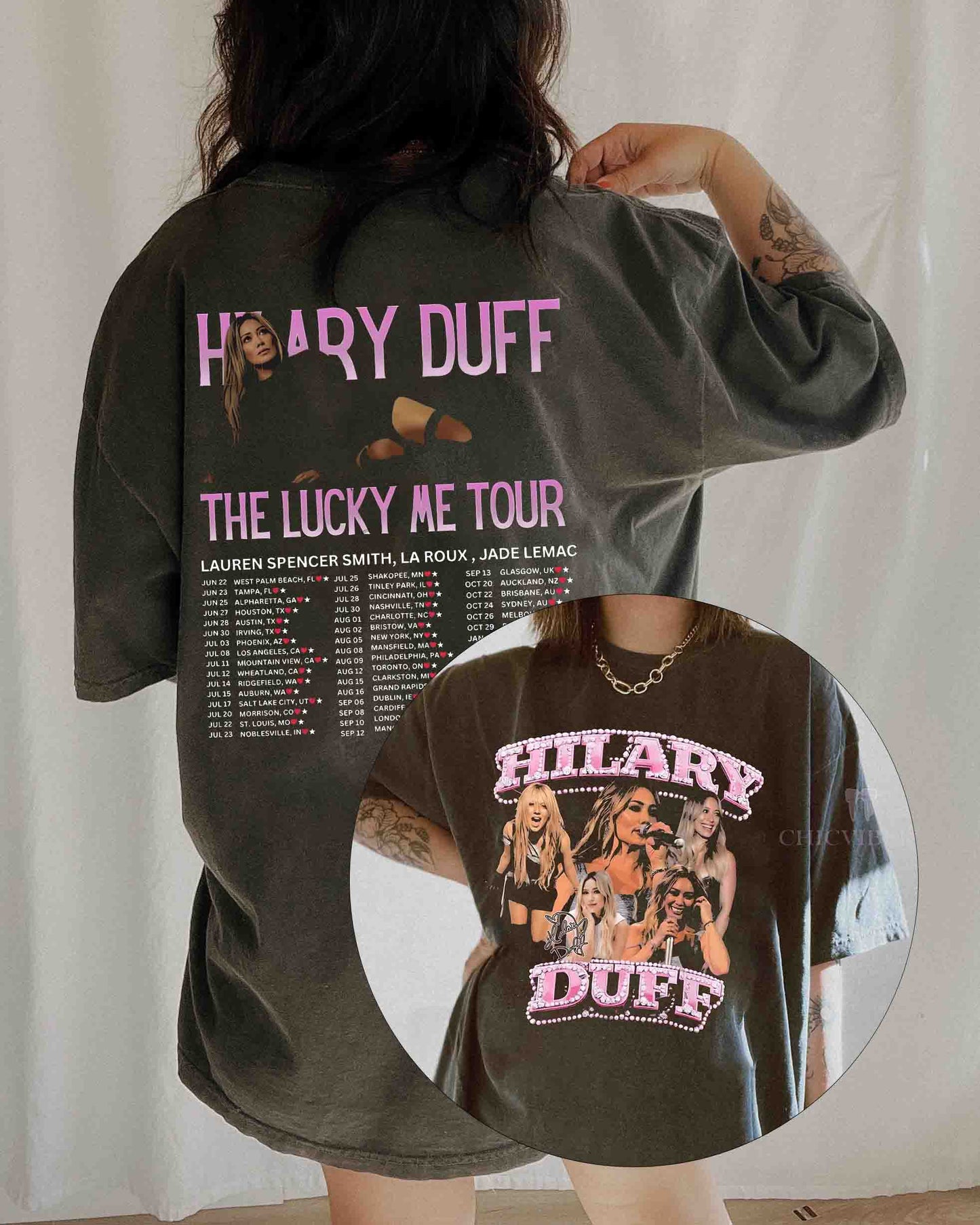 Hilary Duff The Lucky Me Tour 2026 Tee