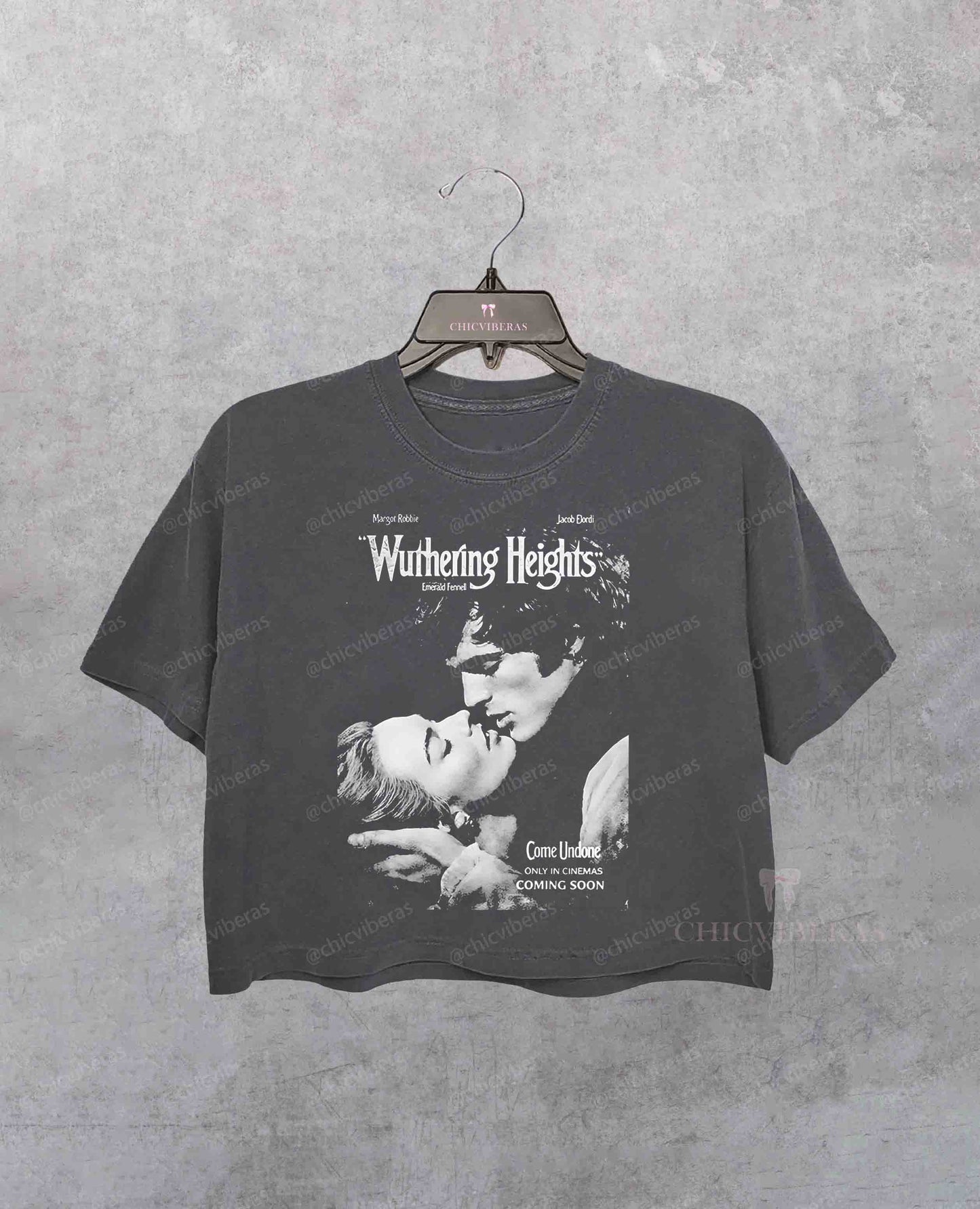 Wuthering Heights Emily Brontë Gothic Romance Crop Shirt