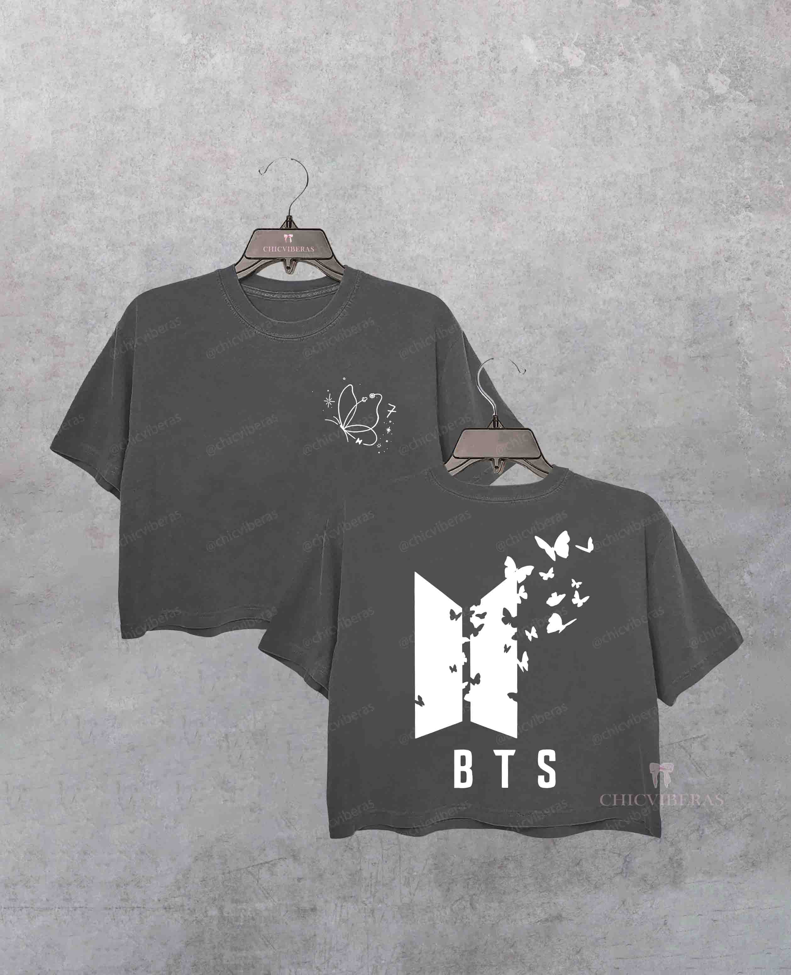 BTS World Tour 2026 Kpop Crop Shirt – CHICVIBERAS