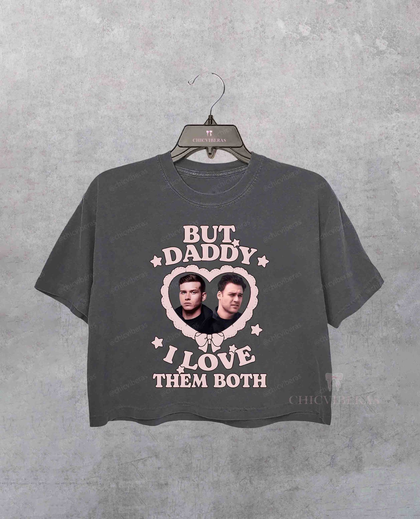 But Daddy I Love Buck And Eddie Buddie Lovely Heart Crop Shirt