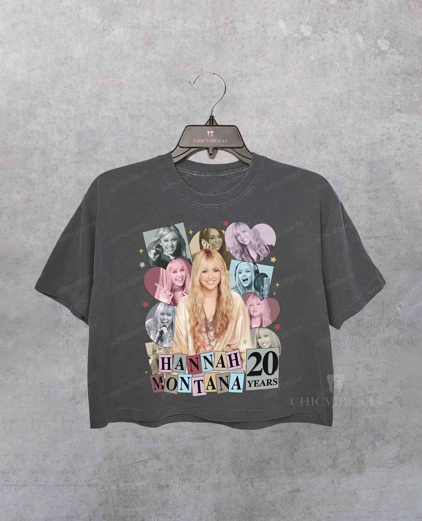 Hannah Montana 20Th Years Crop Shirt