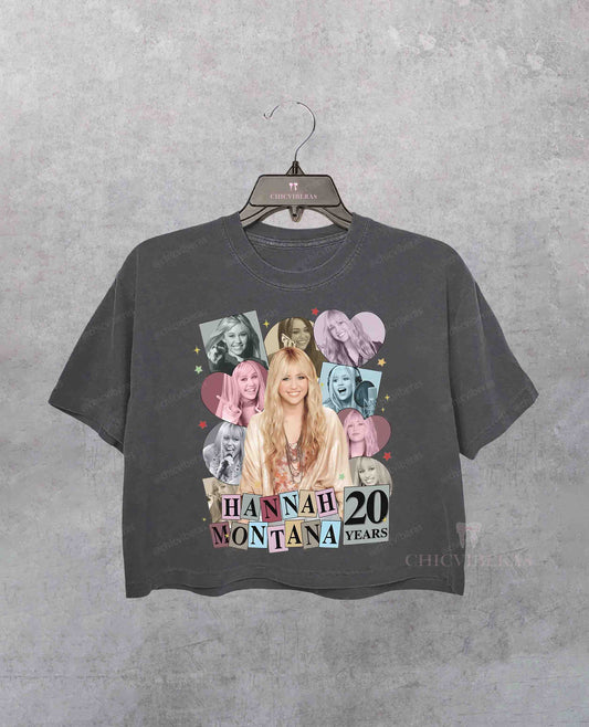 Hannah Montana 20Th Years Crop Shirt
