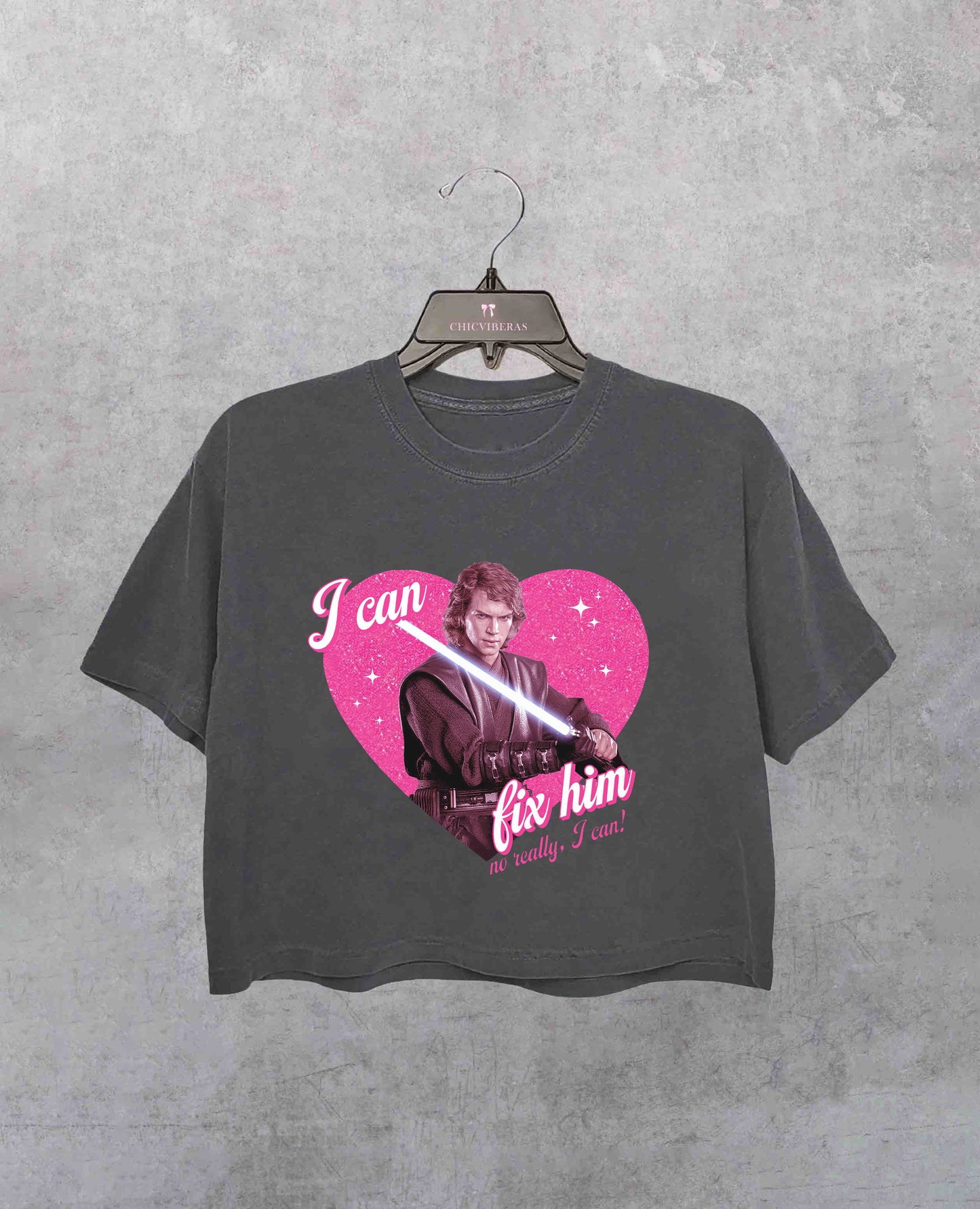 I Can Fix Him (No Really I Can) Anakin Crop Shirt