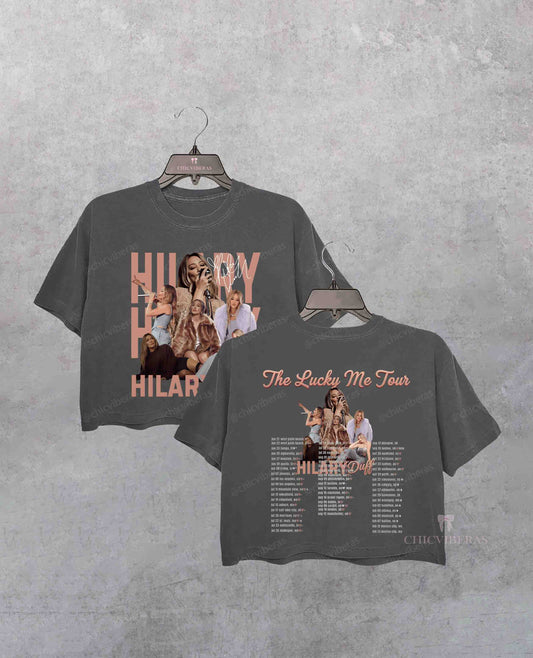 Hilary Duff Shirt Lucky Me Tour 2026 Crop Shirt