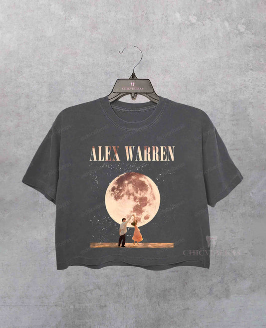 Alex Warren Moon Dreamy Aesthetic Crop Shirt