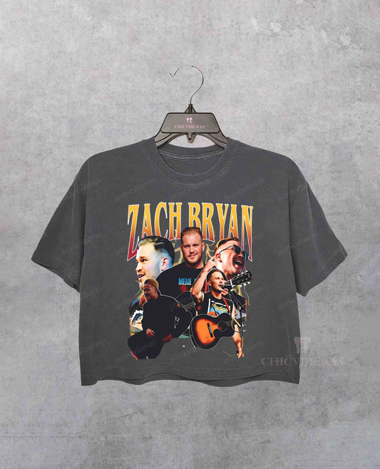 ZB Country Music Crop Shirt