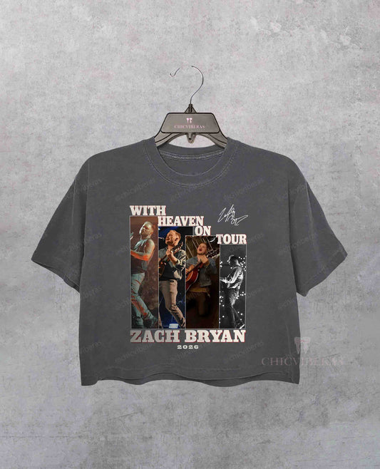 Limited ZB With Heaven On Tour Crop Shirt