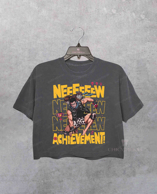 Dungeon Crawler Carl Donut and Carl Crop Shirt