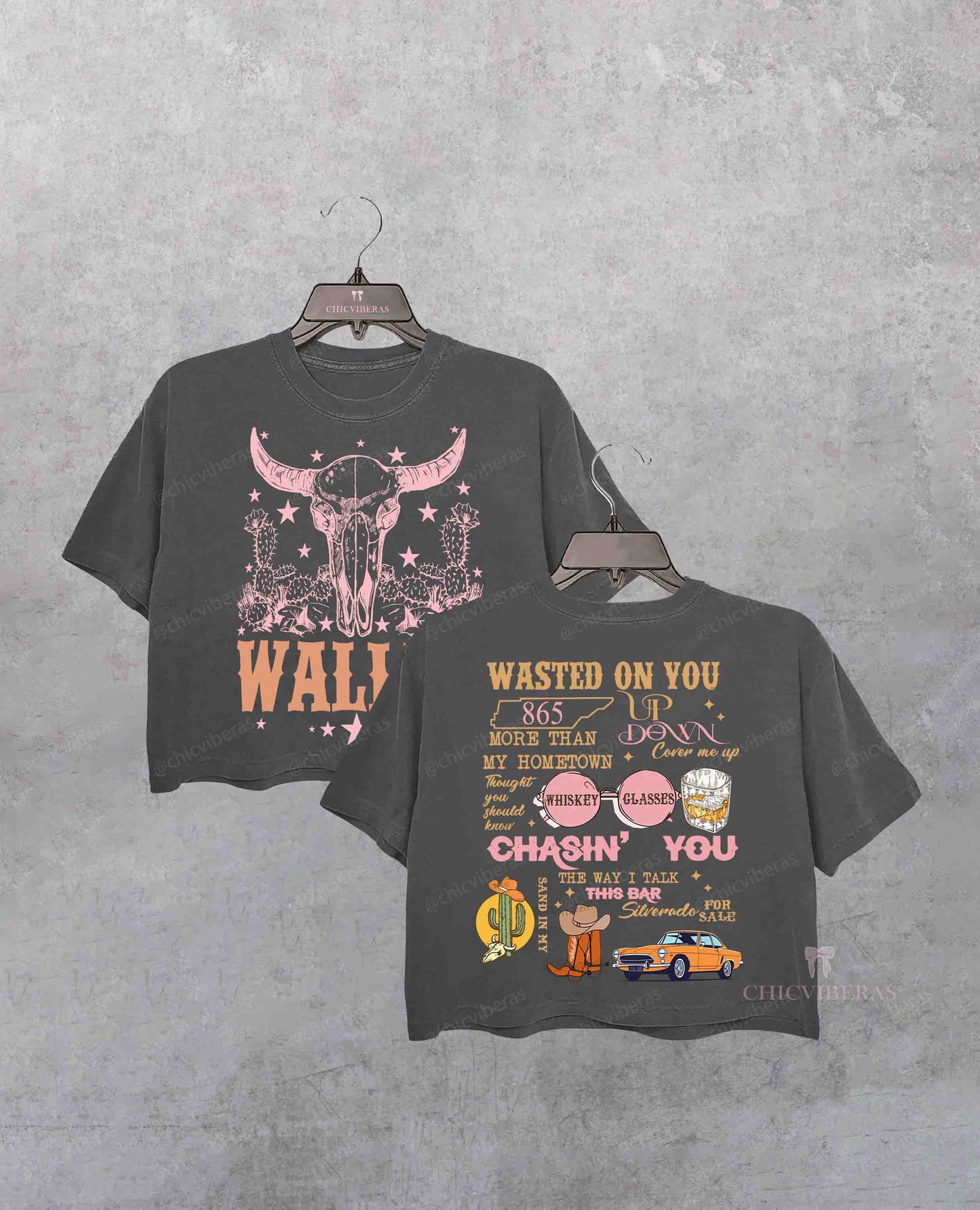 Wallen Country Music Crop Shirt