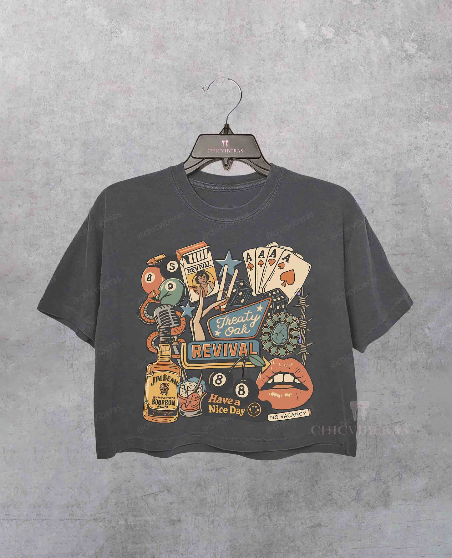 Treaty Oak Revival Country Music Lover Crop Shirt