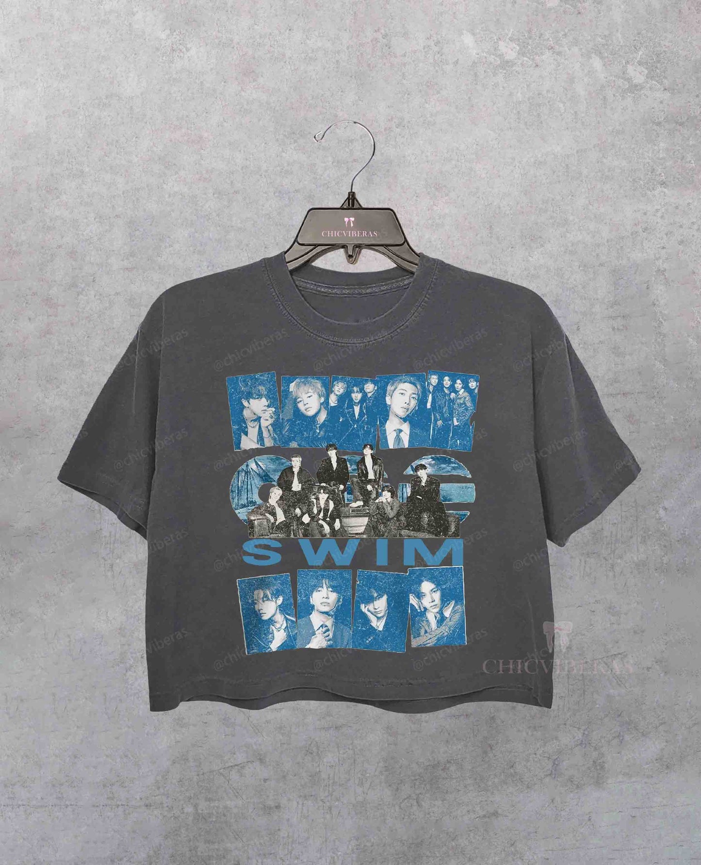 BTS Swim Army Crop Shirt