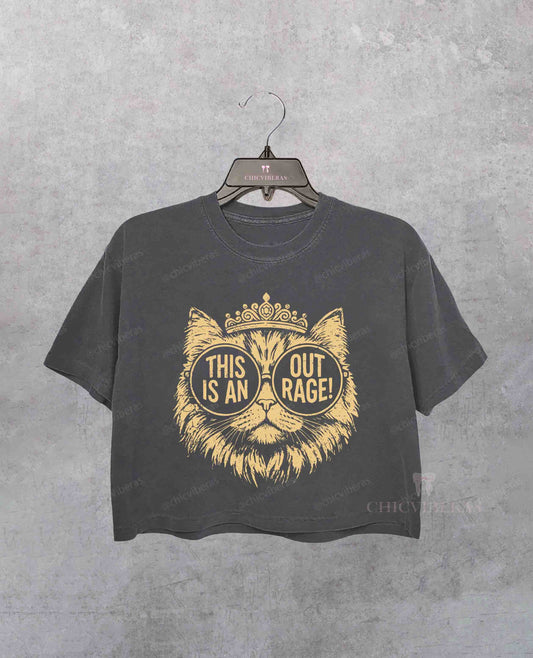 This is an OUTRAGE Dungeon Crawler Carl Crop Shirt