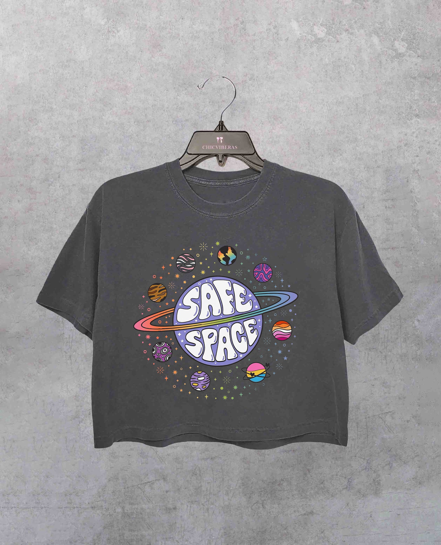 Safe Space LGBTQ Friendly Crop Shirt