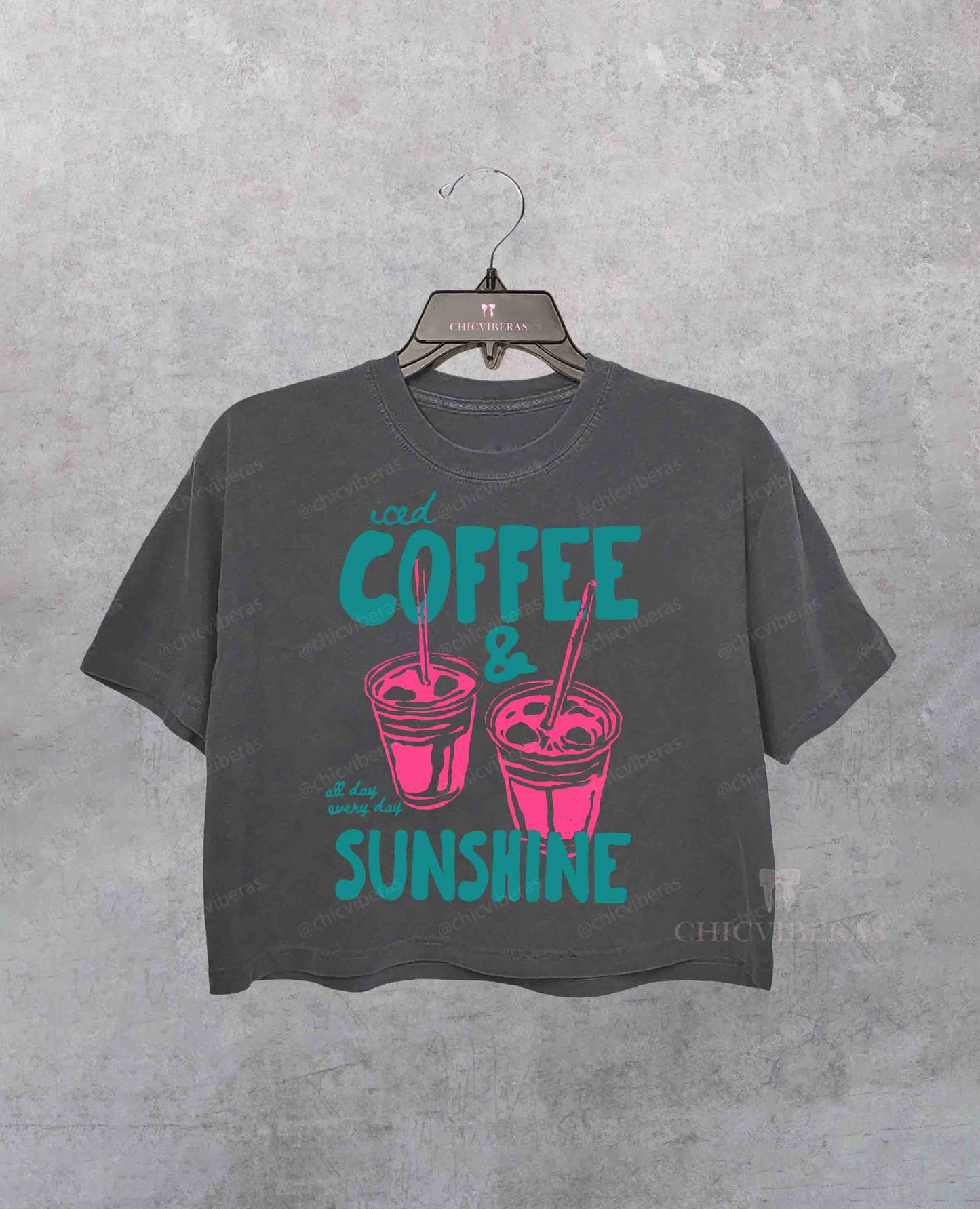 Iced Coffee and Sunshine Summer Crop Shir