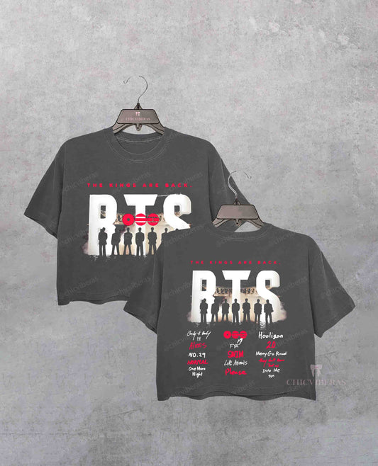 BTS Arirang Tracklist The Kings Are Back Crop Shirt